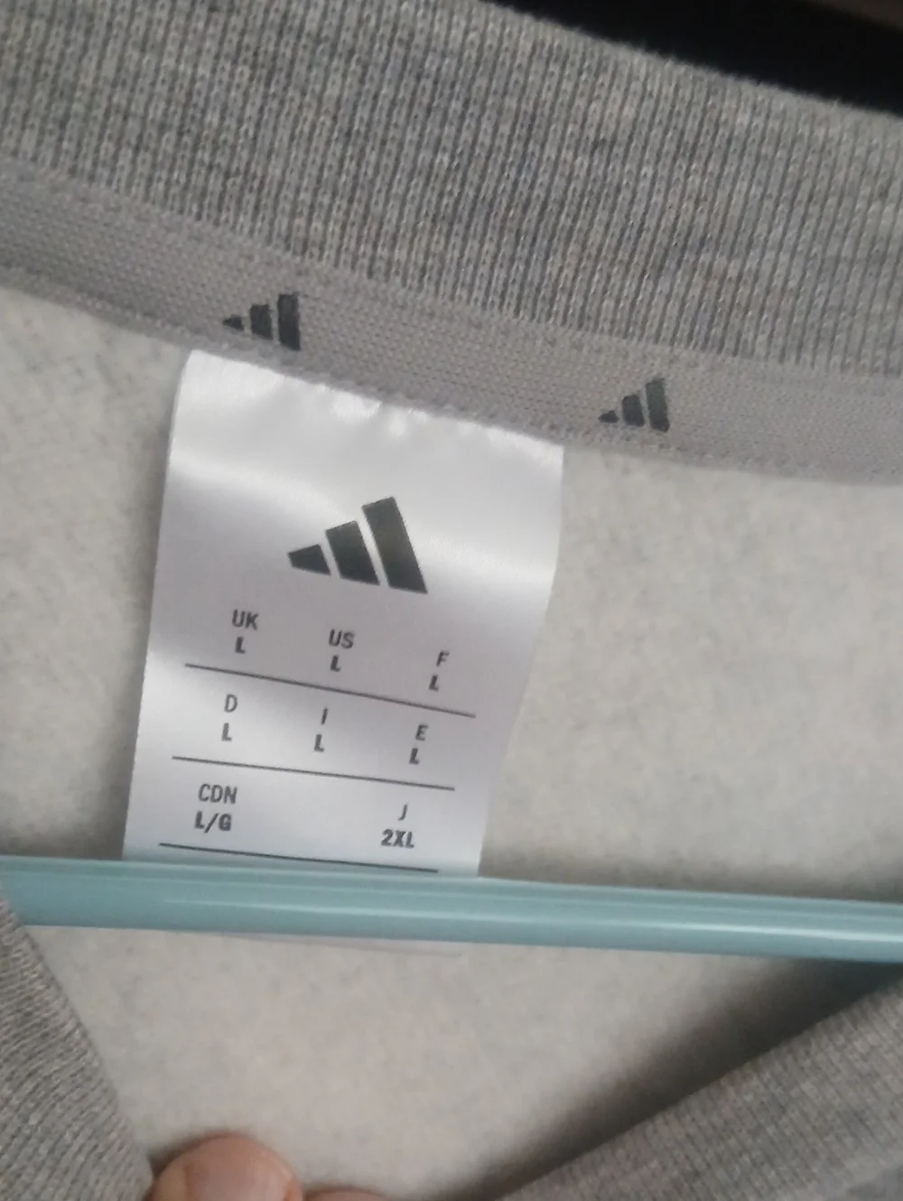 Mens Large Adidas Crewneck Sweatshirt